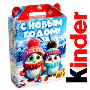 Детский подарок на Новый Год в жестяной упаковке весом 830 грамм по цене 3297 руб в Бронницах